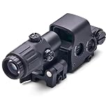 558 G33 Sight Combo 558+3X Green/Red Dot Holographic Sight Scope 3X Magnifying Glass with Quick Release for 20mm Rail Mount
