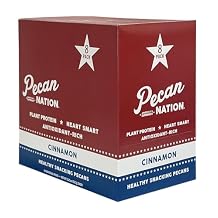 مجموعة متنوعة من القرفة والقيقب والشواء من Pecan Nation، 24 كيسًا، 2.25 أونصة - وجبة خفيفة طبيعية خالية من الكائنات المعدلة وراثيًا