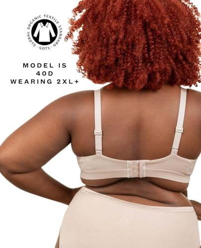 Image of Subset Triangle Soft Bra - Organic Cotton, Wireless, Breathable, Supportive, Regular & Extra Cup Room, Elevated Essentials