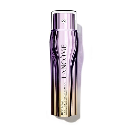 Lancôme - Rénergie C.R.x. Triple Serum Retinol - Soin du Visage Anti-Rides Triple Action - Rétinol Pur Correcteur, Vitamine C, X-Peptides, Céramides - 50ml - Fabriqué en France