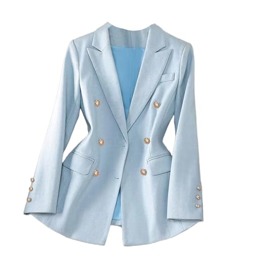 Blazer de bureau pour femme aux finitions tailleur haut de gamme chic