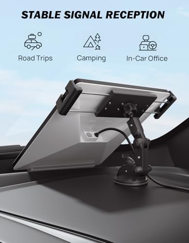 Support voiture Starlink Mini JOYTUTUS ventouse réglable stable