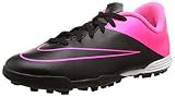 botas futbol niño 24  Nike Jr Mercurial Vortex II TF, Botas de fútbol Niños, Rosa Negro, 38