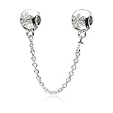 ATHENAIE Marca 100% 925 plateado platino plateado con encantos de esmalte colgante de circonio, agujero de 4.5 mm, cuentas compatibles con pulseras de marca europea y collares.