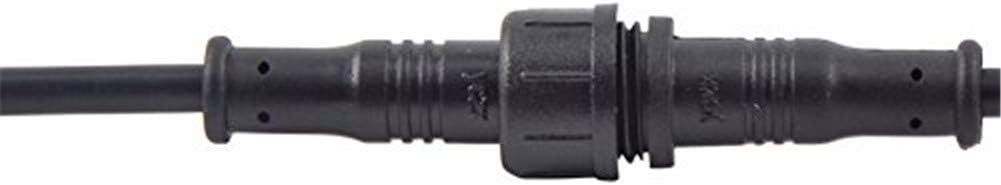 5Pairs 2pin Black Electrical Connector LED Connector for LED Lights 20cm Extension Cable 40cm/Pair 0.3mm² 15mm Nut