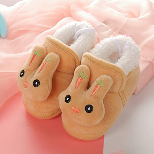 sfdgfhyf House Shoes for Toddler Baby Shoes Cute Fleece Warm Booties Shoes Fashion Printing Non Slip Breathable Toddler2