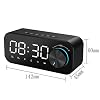 Valkyrie Bluetooth Rechargeable Alarm USB/SD Mirrored Desk Clock