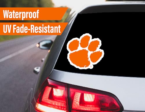 Image of Clemson Tigers Stickers & Decals 14 Pc Set for Car, Laptop & Bottle