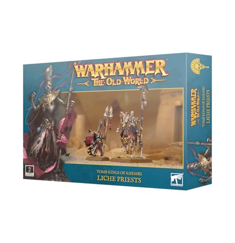 Figurines Liche Priests Tomb Kings Warhammer Old World par Games Workshop