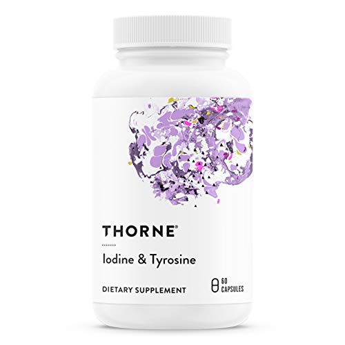 Thorne Research - Iodine & Tyrosine - Mineral and Amino Acid Support for Healthy Thyroid Function - 60 Capsules