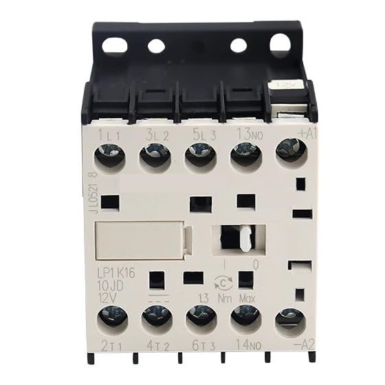 Contactor doméstico para motor, montaje en carril LP1K16 1601(3NO1NC) 1608(2NO2NC) 1610(4NO) Contactor Pequeño 12V 24V 36V 48V 110V 220V Motor De Control(1610 110V)