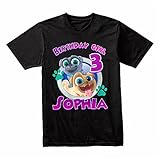 Personalized Puppy Pals Birthday girl shirt, Dog Pals Party Birthday Shirt