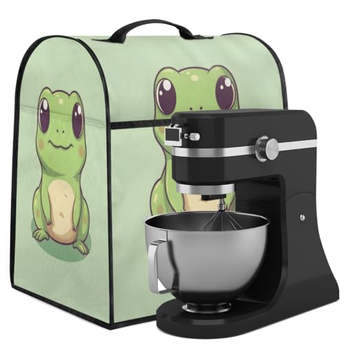 Coffee Maker Cover Childish Frog Kitchen Appliance Covers Small Appliance Covers Blender Cover Juicer Cover Dust Covers for Kitchen Appliances with Top Handle and Pockets,Washable,C56