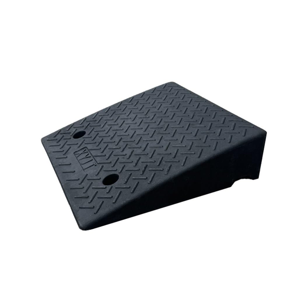 Rampy antypoślizgowe Gumowe rampy krawężnikowe, wytrzymałe rampy podjazdowe, przenośne rampy progowe do garażu(14 cm/5.5 in)