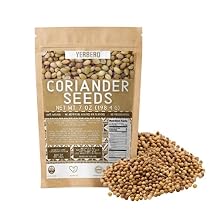 Yerbero - Coriander Seeds 7oz 198g | Semilla de Cilantro Premium | Coriandrum sativum | Gourmet Spices - 100% Natural, No Additives, Vegan, Gluten Free.