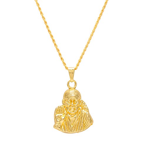 Buy Memoir Brass Gold Plated Chain with 