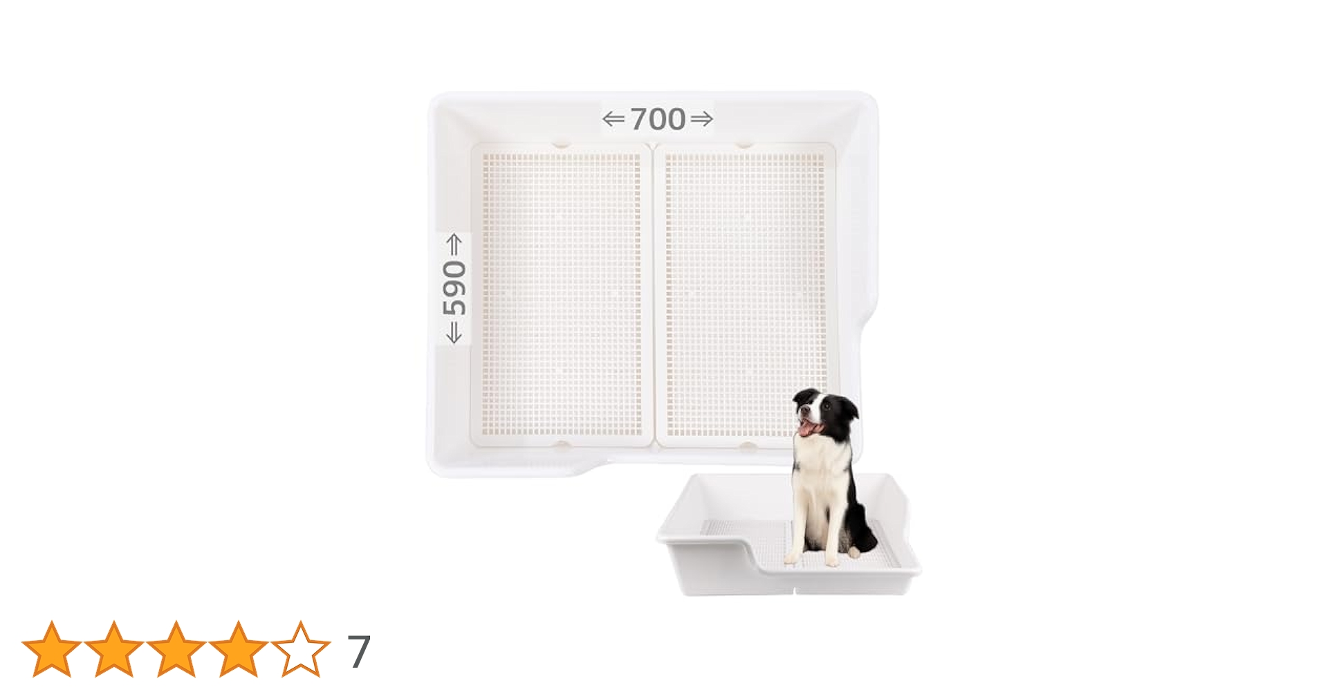 DogLife 犬トイレ トレー ホワイト XXL 700×590×200H Amazon.co.jp: アイリスオーヤマ トレーニング犬トイレ ホワイト