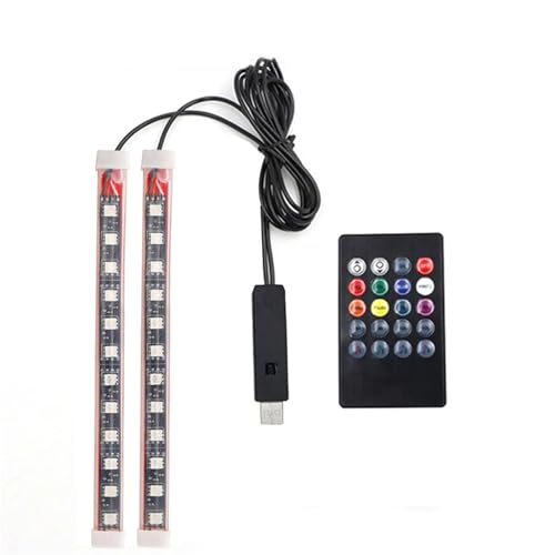 Car Ambient Light, One to Two, to Four Foot, Music Rhythm, Voice Controlled, Eighth Generation(One to Four)