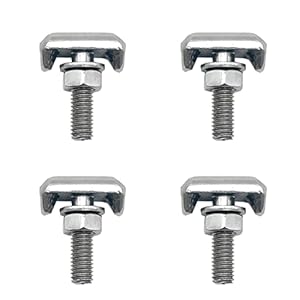 Sumbirg 4 Stück Auto Batterieklemmen T-Bolt Batterie Polklemmen Steckverbinder M6 Schrauben Anschlussklemmen T-Schraube für Auto Motorrad Boot