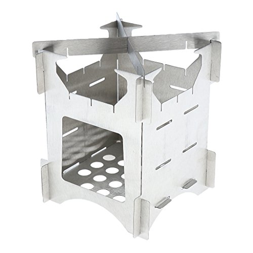 YIJU Fogão a Lenha para Acampamento Ao Ar Livre Portátil Dobrável Queimador de Carvão com Bolsa de T