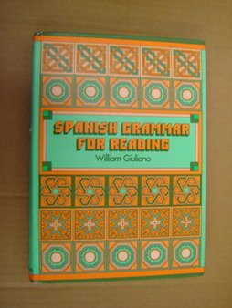 Unknown Binding Spanish grammar for reading Book