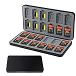 Switch Game Case for Nintendo Switch 2/OLED/Lite, Portable Gaming Card Organizer Box, 24 Slots Magnetic Holder for Micro SD Cards, Easter Day Travel Collect Storage Computer Memory Card Cases