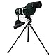 NUZAMAS 12-36X50 Spektiv-Teleskop und Stativ-Set - Wasserdichtes Zoom-Einrohr-Teleskop-Monokular für Vogelbeobachtung, Reisen, Jagd, Angeln, Fußballspiele, Outdoor-Konzerte
