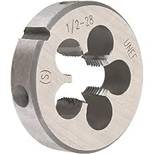 Utoolmart 1/2-28 Round Die, Machine Thread Right Hand Threading Die, Alloy Tool Steel