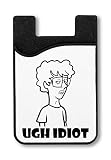 Napoleon Dynamite Ugh Idiot Funny Meme Titulaire de la Carte de crédit pour Smartphone