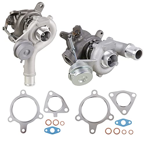Pair Stigan Turbo w/Turbocharger Gaskets For Ford Explorer Taurus Flex Lincoln MKS MKT 3.5L EcoBoost V6 - Stigan 842-0077 New
