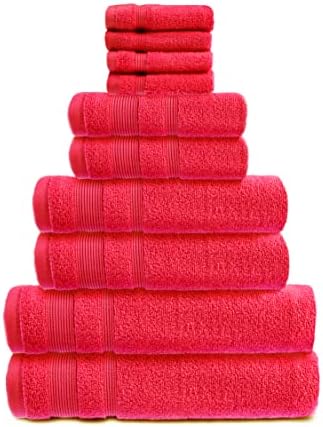 Allure Zero Twist Face Cloths Pack of 4 30 x 30cm, 100% Egyptian Cotton Flannels (Baby Blue)