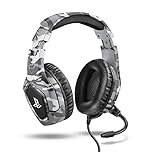 Trust Gaming GXT 488 Forze-G [Officially Licensed for PlayStation] Gaming Headset for PS4 and PS5 with Flexible Microphone and Inline Remote Control, Over Ear Gaming Headphones - Grey