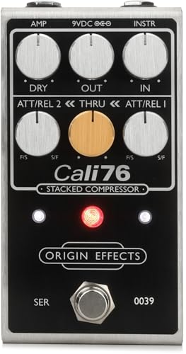 Origin Effects Cali76 Stacked Compressor Pedal - Black