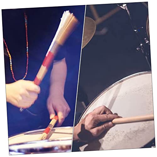 Set de baquetas de maple y escobillón de percusión ligero miniatura 6