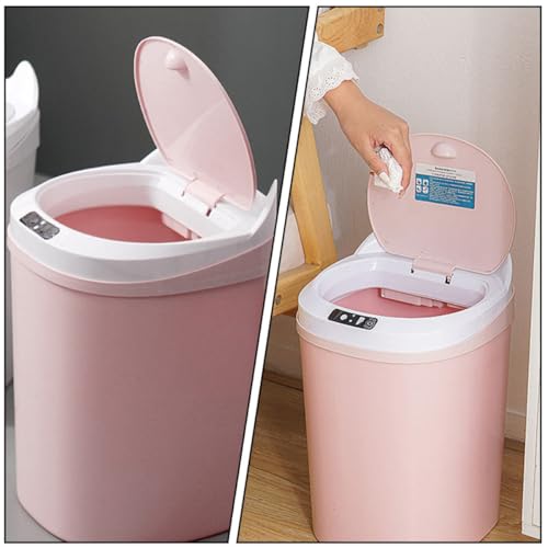 Bote de basura inteligente 17l recargable con sensor y tapa miniatura 7