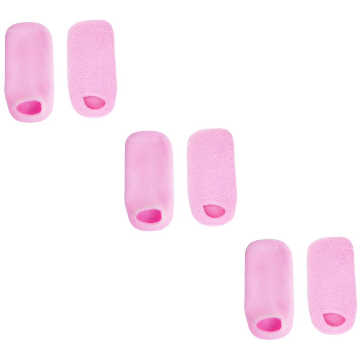 HONMEET 3 Pairs Gel Socks Soothing Socks Soothe Socks Foot Health Feet Treatment Footmedix Foot Care Moisturizing Foot Wear Cracked Foot Lotion Socks Dry Heel Oil Socks Moisture Socks Pink