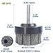 Industrial Abrasive Nylon Brush Disc Silicon Carbide Ceramic Metal Aluminum Deburring Polishing Removal Robotic Automated CNC(60Grit (83mm))