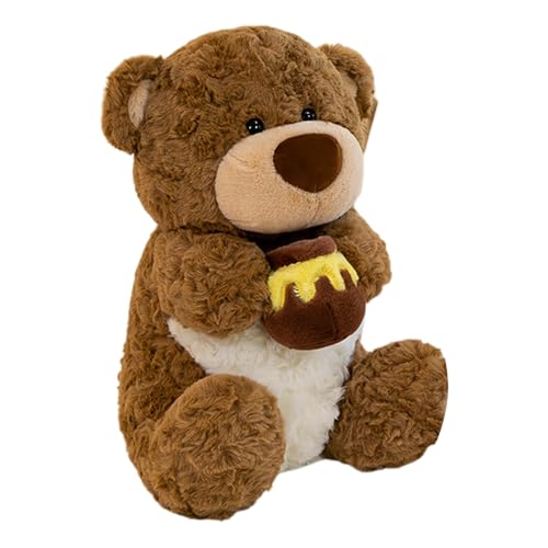 Pavsicgn Oso de Peluche - Muñeco Gracioso Sosteniendo Una Olla - Lindo | para Niños Adultos Cumpleaños Hogar Dormitorio Sala de Estar Sofá Silla Decoración de Coche