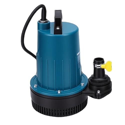 Fafeicy Bomba Sumergible Inalámbrica, Material ABS, Potencia de 550 W, Caudal de 11000 L/H, Ideal para Piscinas y Proyectos Al Aire Libre