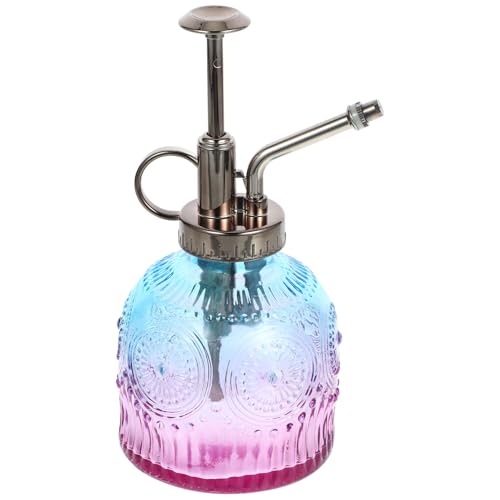BESPORTBLE Botella De Vidrio Vintage para Riego De Plantas Pequeña Regadera con Rociador Patrón Aleatorio y Diseño Elegante para Decoración y Cuidado De Plantas