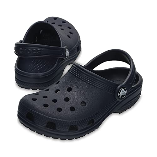 Image of crocs Unisex-Child Classic Clog K Navy 1 UK (J1) (204536-410)
