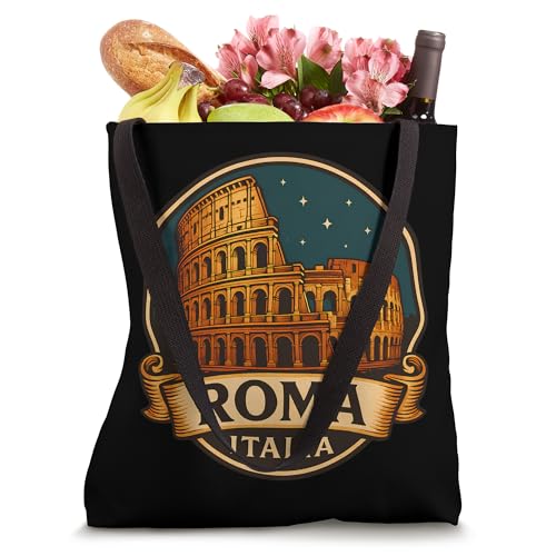 Bolso Tote Diseño Souvenir Colosseum Italia Vintage miniatura 4