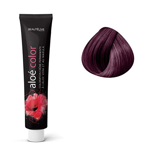 Beautélive Coloration crème à l'aloé véra et au marula Violines, 5.20 : Châtain Clair Violine Intense