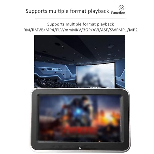 Moniteur d'appui-tête de voiture LCD HD avec musique sans perte - 3