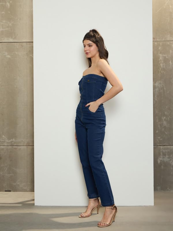 Image of barcino Black Knitted Halter Neck Cut-Out Jumpsuit