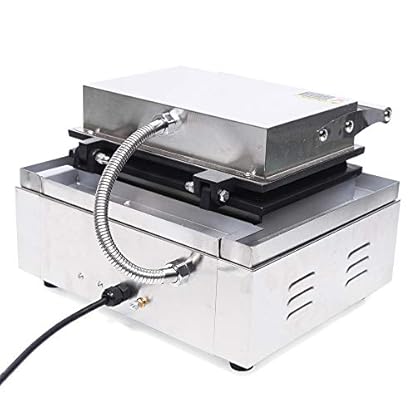 1500W Waffeleisen Waffelautomat Hot Dog mit Antihaftbeschichtung Kommerzieller Waffeleisen Teflonbeschichtete Antihaftbeschichtung(14 x 4 cm,5 Stück) – Bild 7