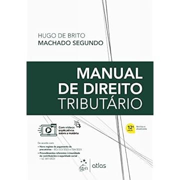 Capa do livro Manual de Direito Tributário