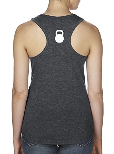Débardeur de fitness femme gris foncé L EMOM Heartbeat