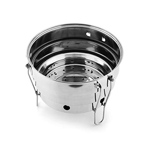 Supporto per barbecue, Griglia for barbecue Forno for all'aperto for portatile in acciaio inossidabile for esterni Rete da campeggio Picnic Pieghevole a carbone