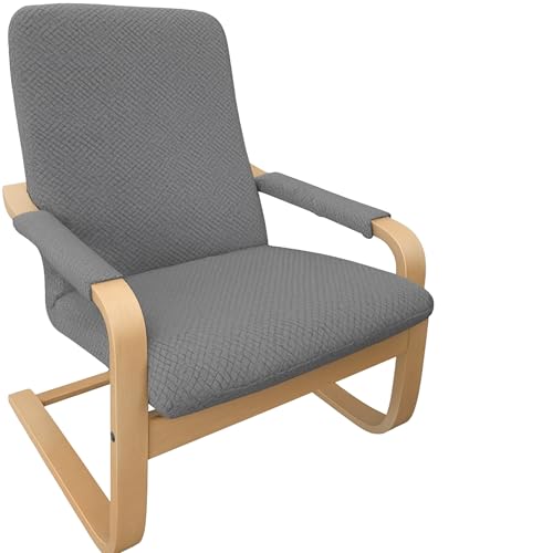 Domidekor Schwingsessel Bezug Dunkelgrau - Schwingstuhl Husse - Überzug für Relaxsessel - Abdeckung für Ruhesessel - Schutzhülle für Relaxstuhl – Oeko-Tex 100 – Elastisch Jacquard Fischgrät Domidekor Schwingsessel Bezug Dunkelgrau - Schwingstuhl Husse - Überzug für Relaxsessel - Abdeckung für Ruhesessel - Schutzhülle für Relaxstuhl – Oeko-Tex 100 – Elastisch Jacquard Fischgrät